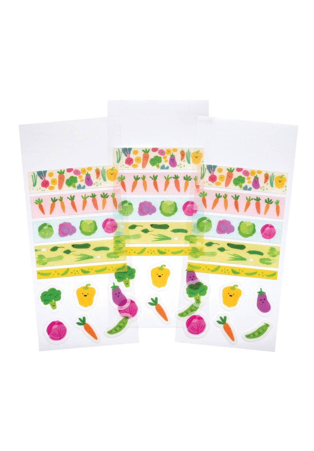 Vegetable Patch Washi Stickers