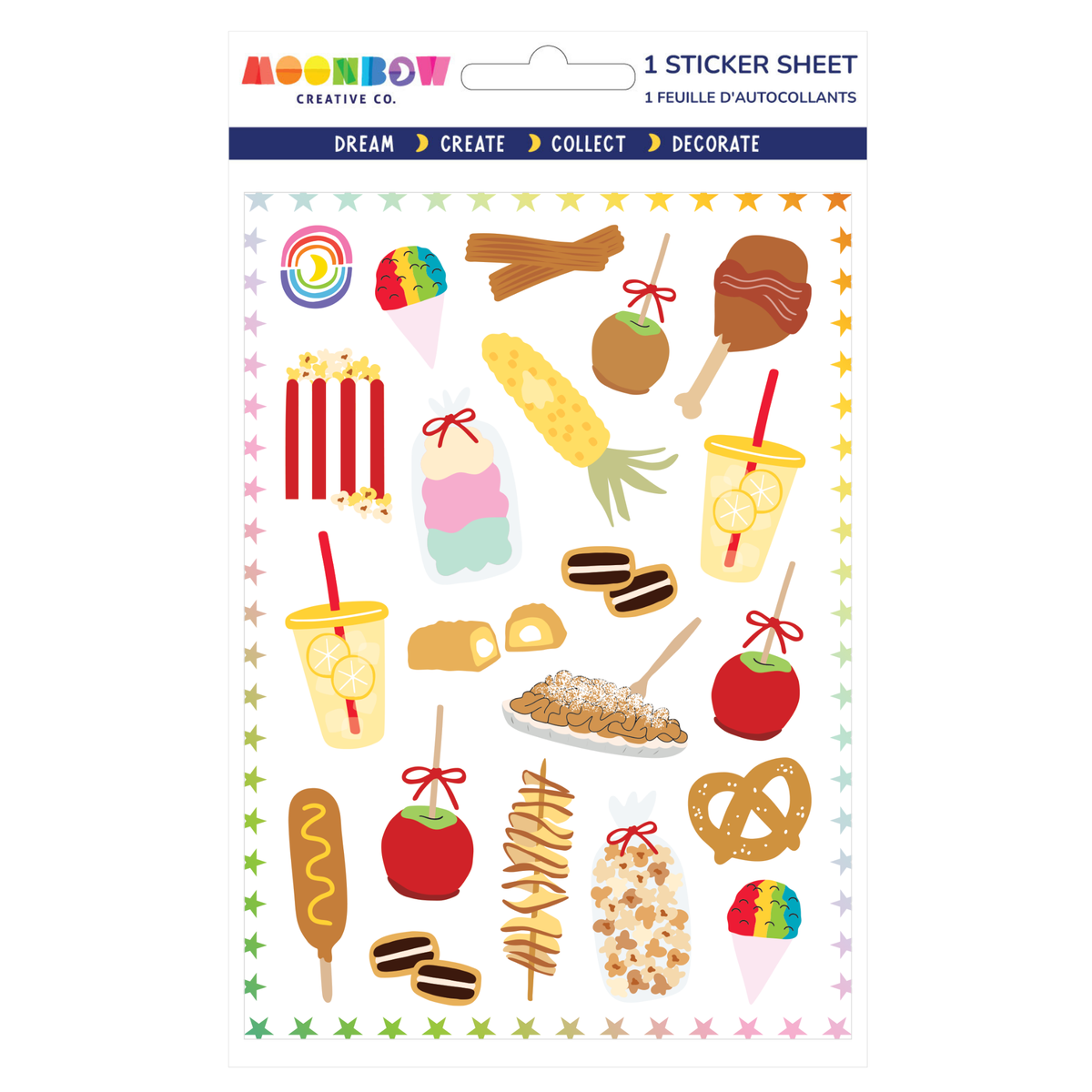 Carnival Cravings Glossy Sticker Sheet