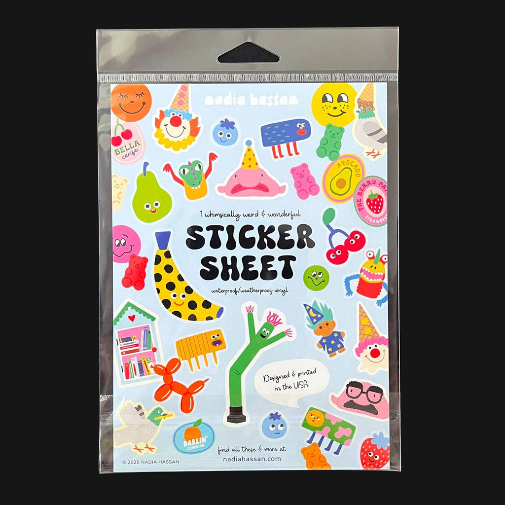 Shrimp Cocktail 5x7 Sticker Sheet