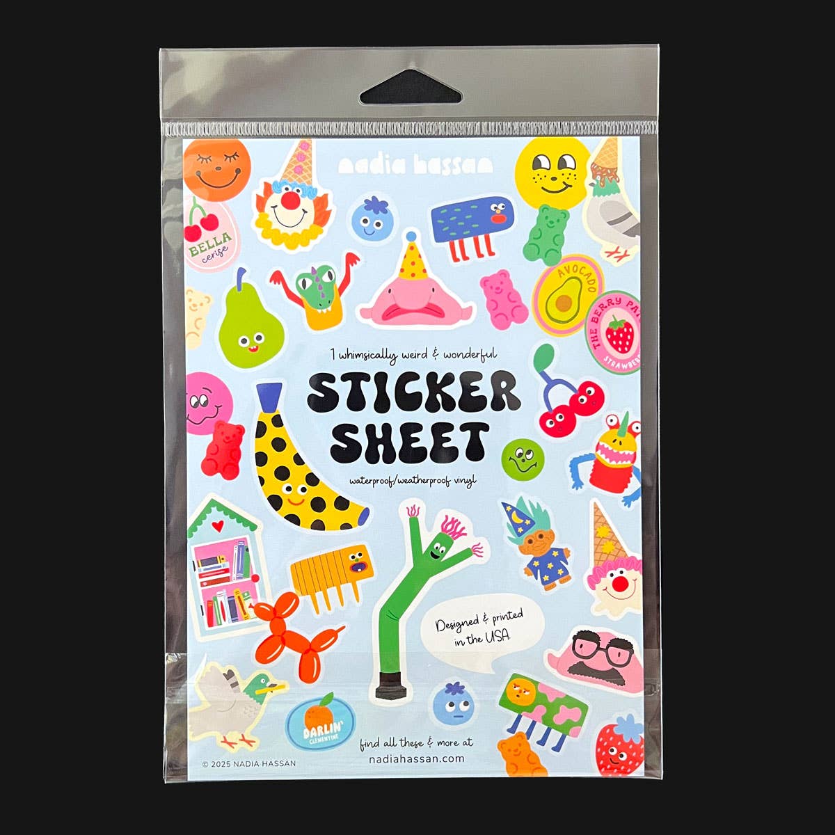 Shrimp Cocktail 5x7 Sticker Sheet