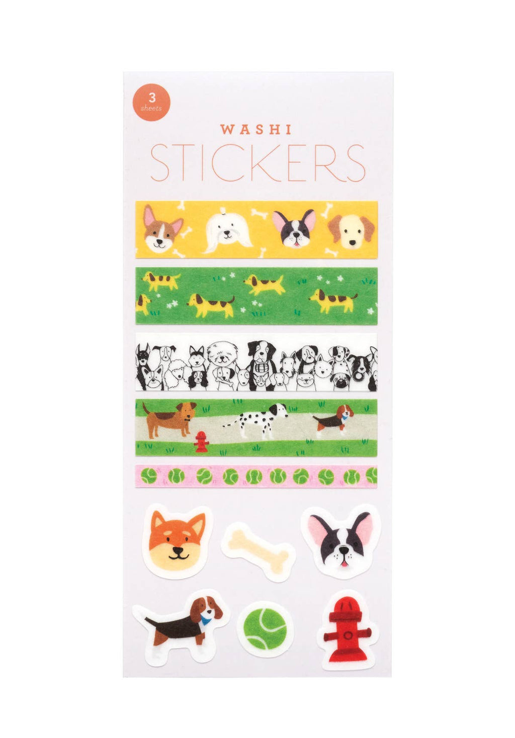 DOGS WASHI STICKERS