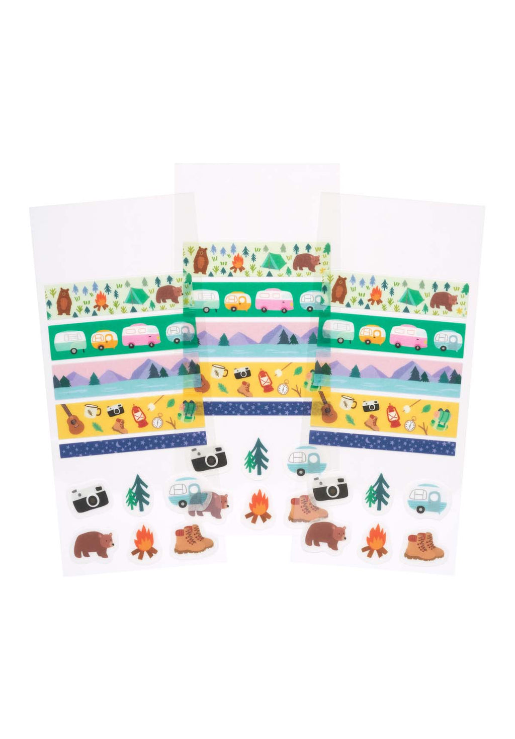 Summer Camp Washi Stickers