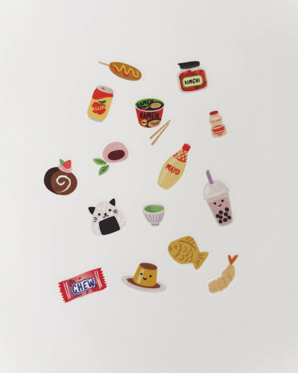 Asian Snacks Jumble Washi Stickers