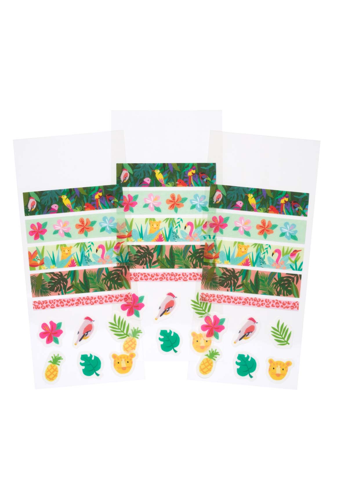 Tropical Scenes Washi Stickers