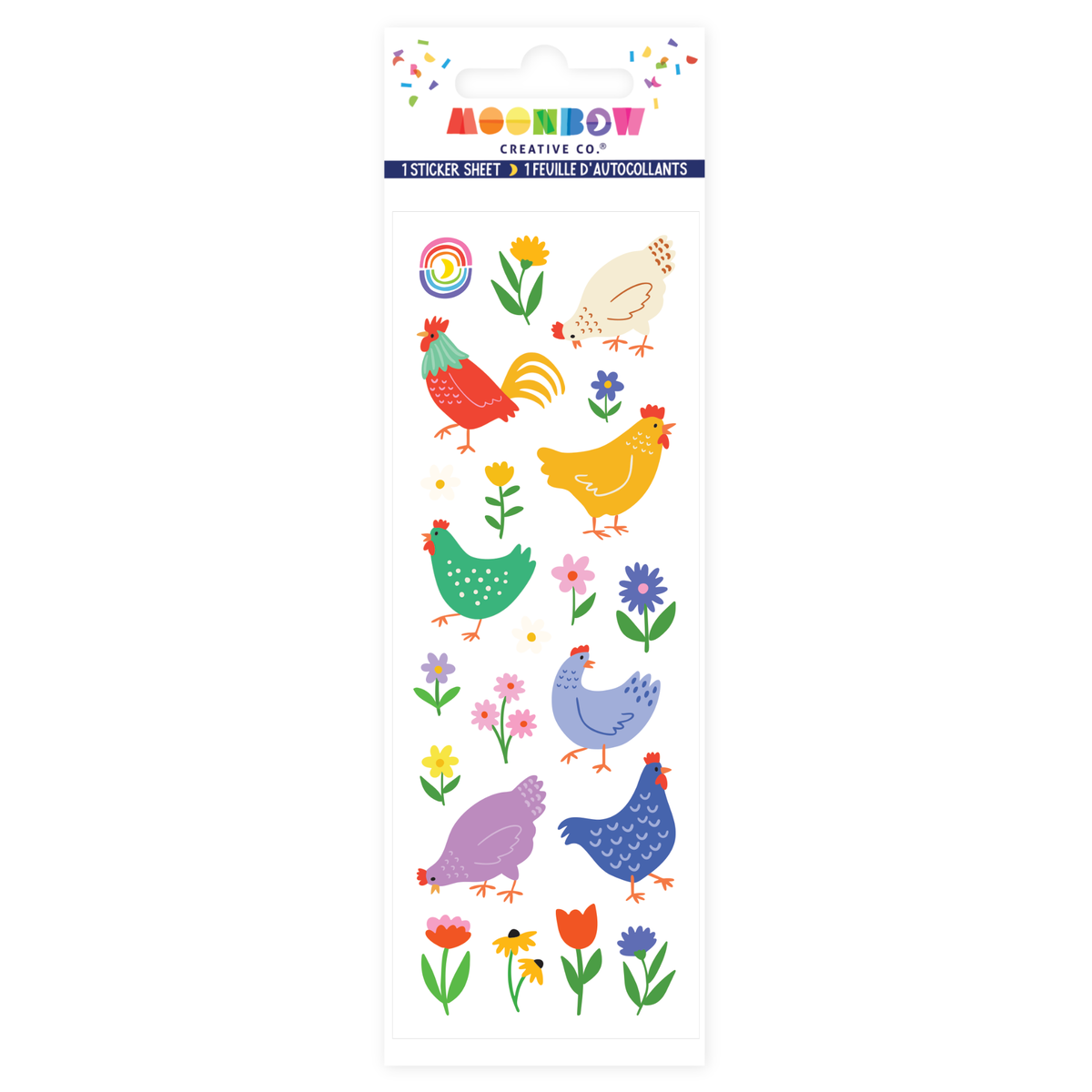 Spring Chickens Glossy Sticker Sheet