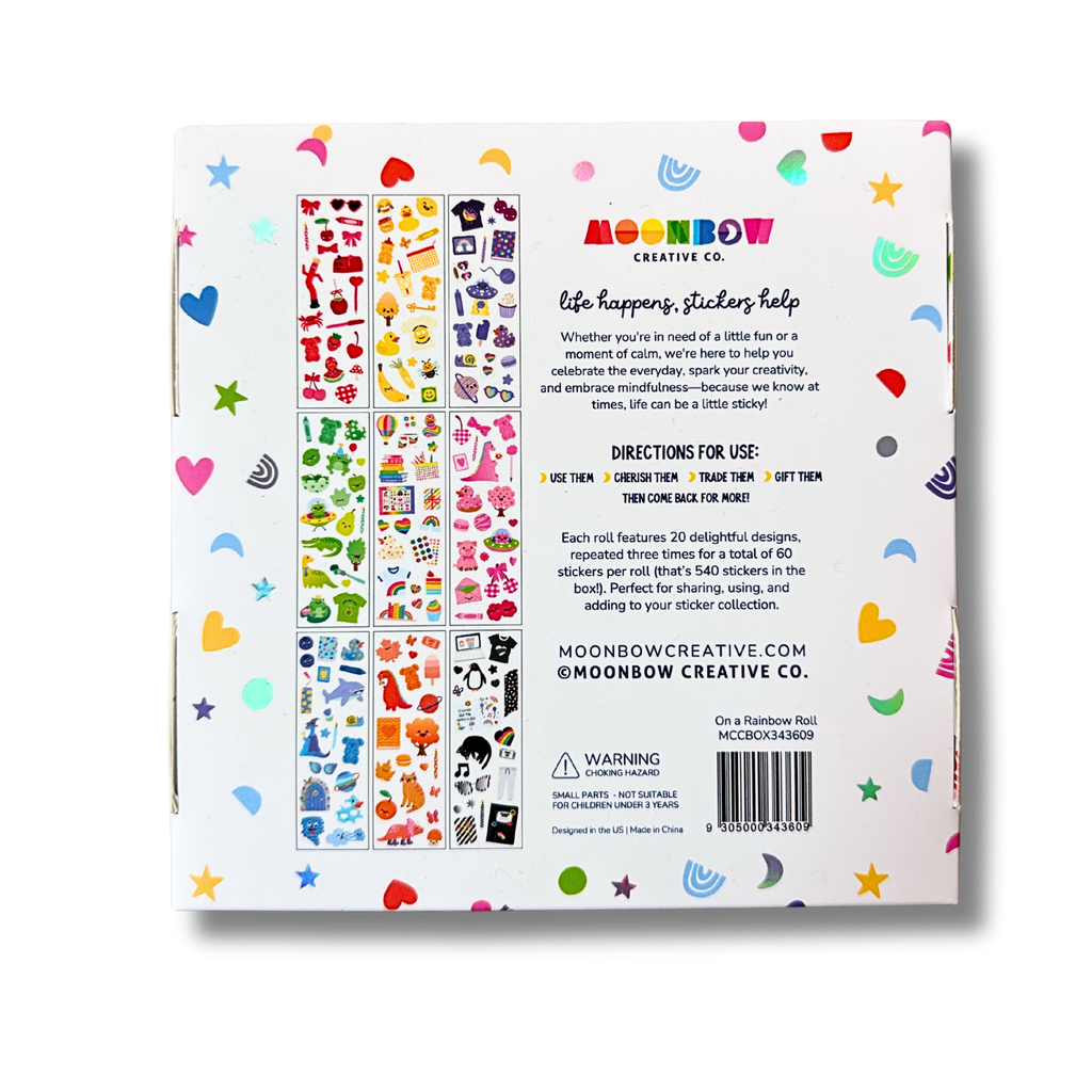 Sticker Roll Box: On a Rainbow Roll Edition